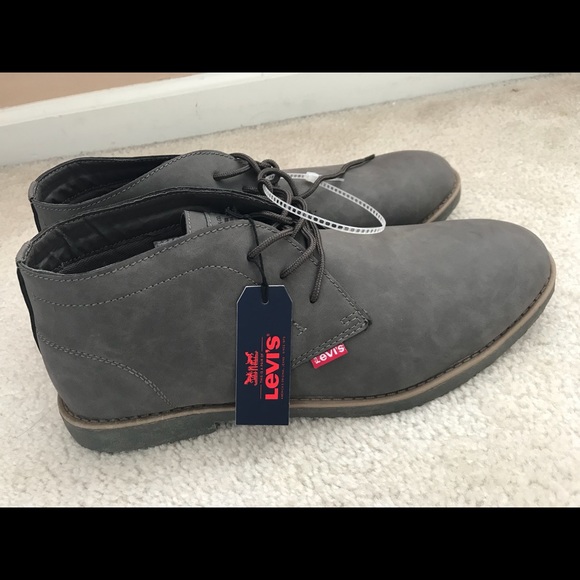 gray levi shoes